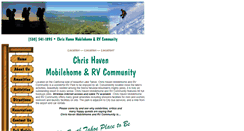 Desktop Screenshot of chrishaven.com