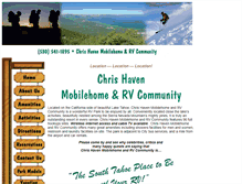 Tablet Screenshot of chrishaven.com